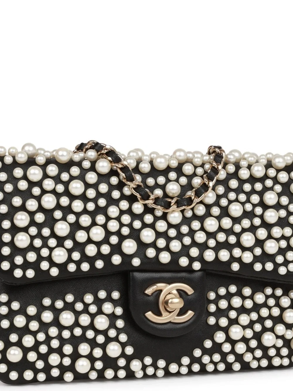 CHANEL Pearl Mini Flap Bag
